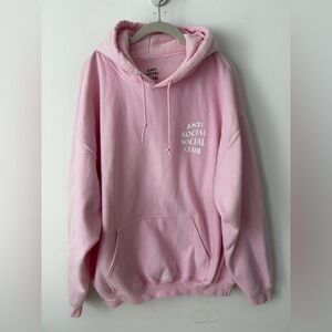 Anti Social Social Club Light Pink Sweatshirt
